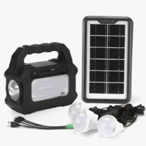 Kit Solar Emergencia Camping 220v 3 Ampolletas 36hrs