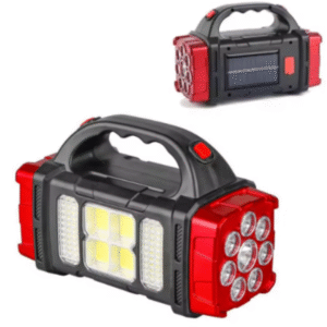 Reflector Solar Portátil, Linterna De 4 Marchas, Luz De Trab